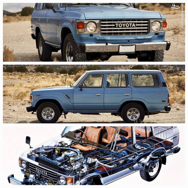 تویوتا لندکروز؛ از دیروز تا امروز +عکس