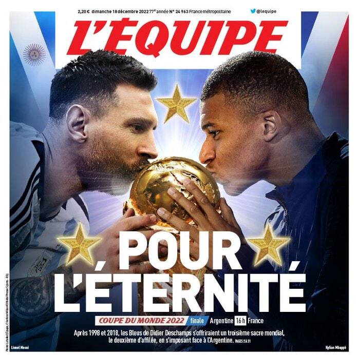 واکنش روزنامه فرانسوی به جدال مسی و امباپه