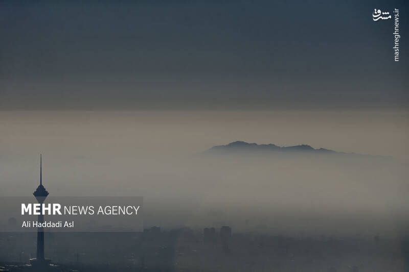 عکس/ تهران غرق در دود