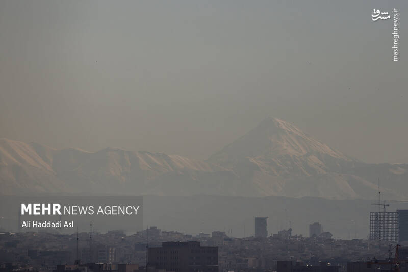 عکس/ تهران غرق در دود