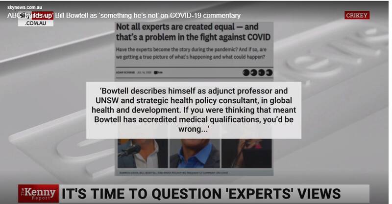 کارشناس قلابی پزشکی، عامل کروناهراسی در تلویزیون دولتی «ABC» استرالیا+عکس و فیلم