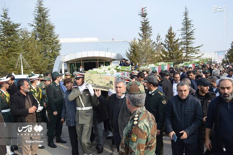 عکس/ استقبال از پیکر مطهر شهدای گمنام در ارومیه