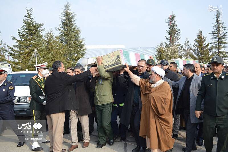 عکس/ استقبال از پیکر مطهر شهدای گمنام در ارومیه