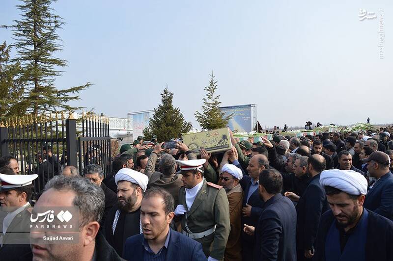 عکس/ استقبال از پیکر مطهر شهدای گمنام در ارومیه