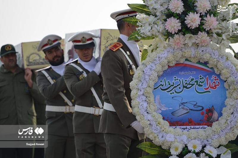 عکس/ استقبال از پیکر مطهر شهدای گمنام در ارومیه