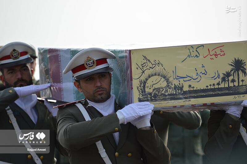 عکس/ استقبال از پیکر مطهر شهدای گمنام در ارومیه