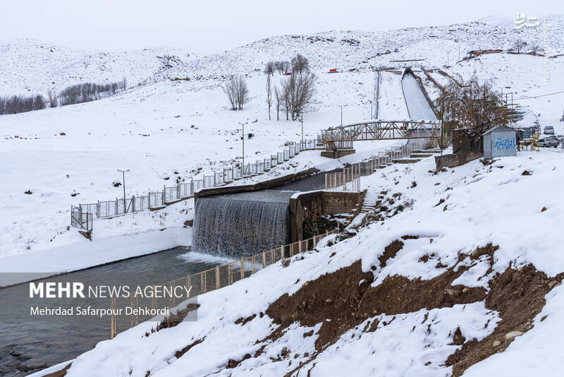 عکس/ طبیعت برفی کوهرنگ در اولین هفته زمستان