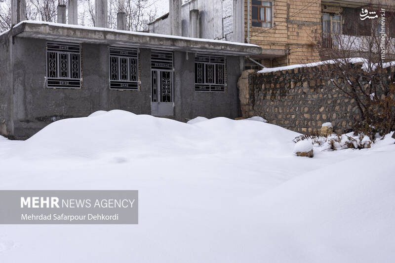 عکس/ طبیعت برفی کوهرنگ در اولین هفته زمستان