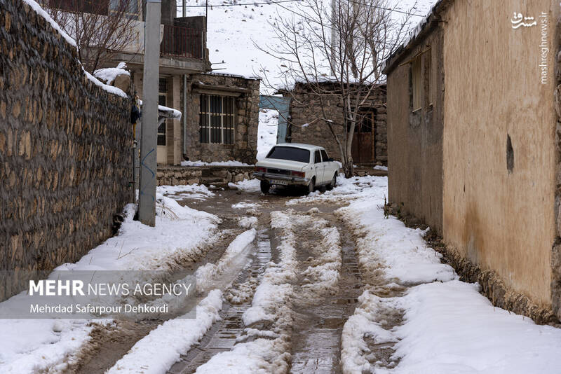عکس/ طبیعت برفی کوهرنگ در اولین هفته زمستان