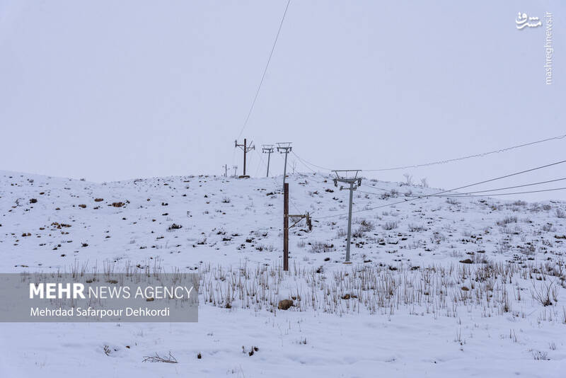 عکس/ طبیعت برفی کوهرنگ در اولین هفته زمستان