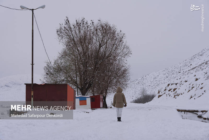 عکس/ طبیعت برفی کوهرنگ در اولین هفته زمستان