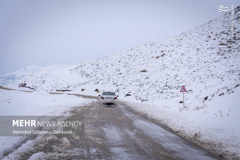 عکس/ طبیعت برفی کوهرنگ در اولین هفته زمستان