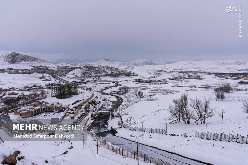 عکس/ طبیعت برفی کوهرنگ در اولین هفته زمستان