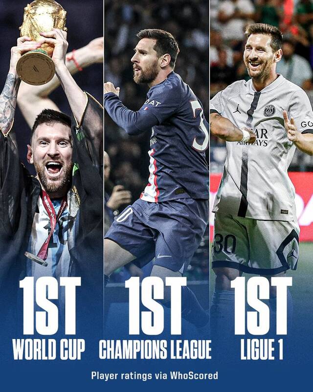 مسی بهترینِ بهترینها شد +عکس