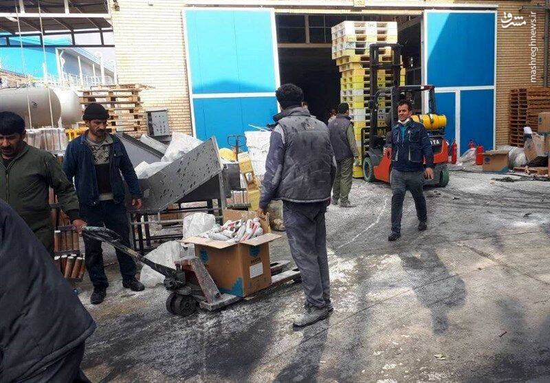 جزئیات انفجار در کارخانه رنگسازی آذرشهر / ۵۴ نفر مصدوم شدند +عکس