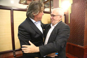 دیدار ساپینتو و فتحاللهزاده از کمپ حجازی