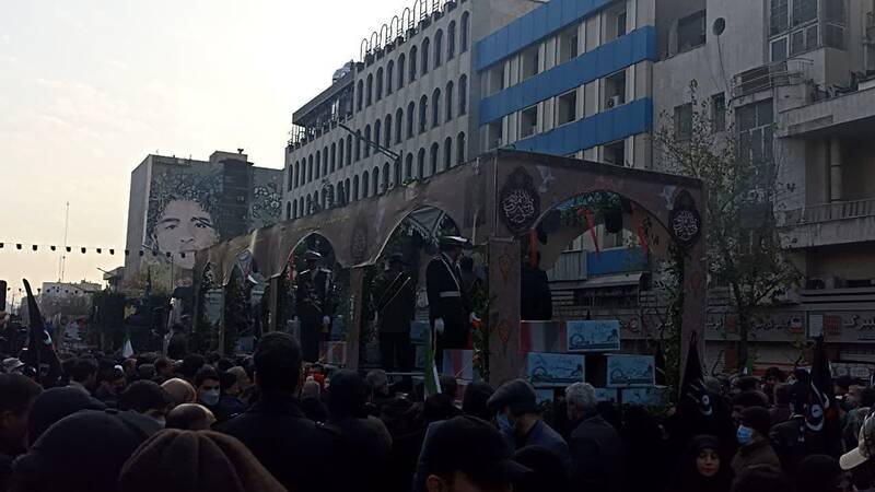 آیین تشییع پیکرهای پاک ۲۰۰ شهید گمنام در تهران آغاز شد+عکس و فیلم