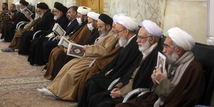 دومین سالگرد آیتالله مصباح یزدی در حرم حضرت معصومه(س) برگزار شد +عکس و فیلم