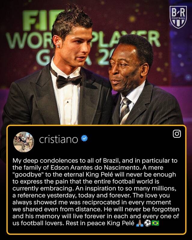 از رونالدو و مسی تا ساپینتو، نیمار و امباپه/ همه واکنشها به مرگ پله