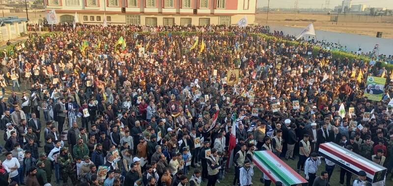 خیابانهای استان شمالی عراق مزین به تصاویر حاج قاسم