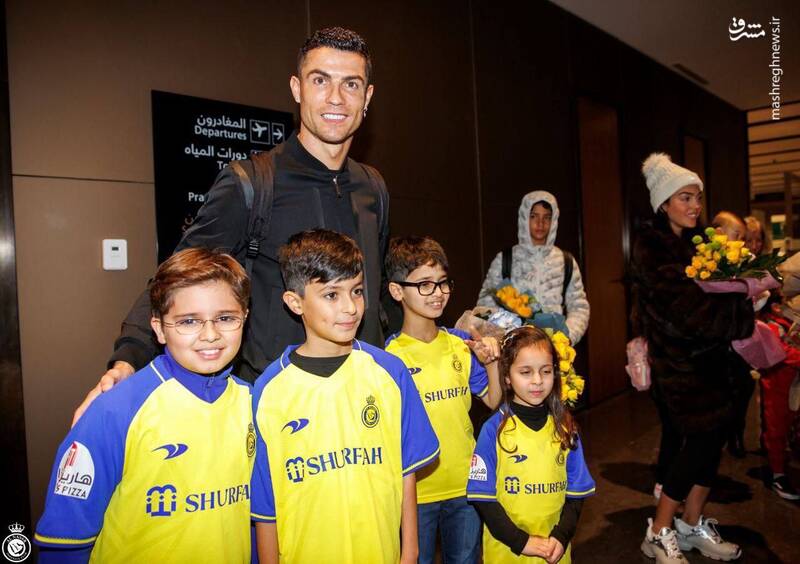 استقبال از رونالدو در بدو ورود به عربستان +عکس