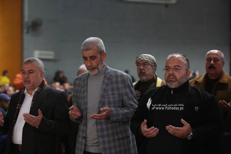 مراسم بزرگداشت سالروز شهادت سردار سلیمانی در نوار غزه +عکس