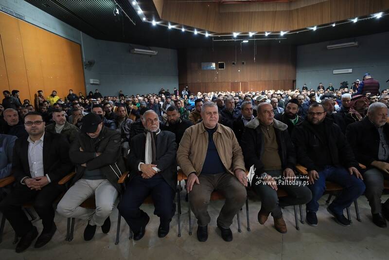 مراسم بزرگداشت سالروز شهادت سردار سلیمانی در نوار غزه +عکس