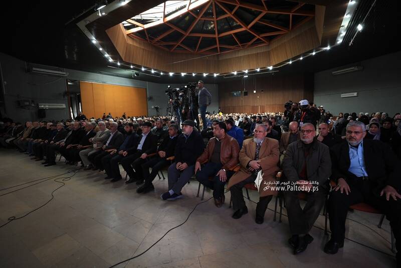 مراسم بزرگداشت سالروز شهادت سردار سلیمانی در نوار غزه +عکس