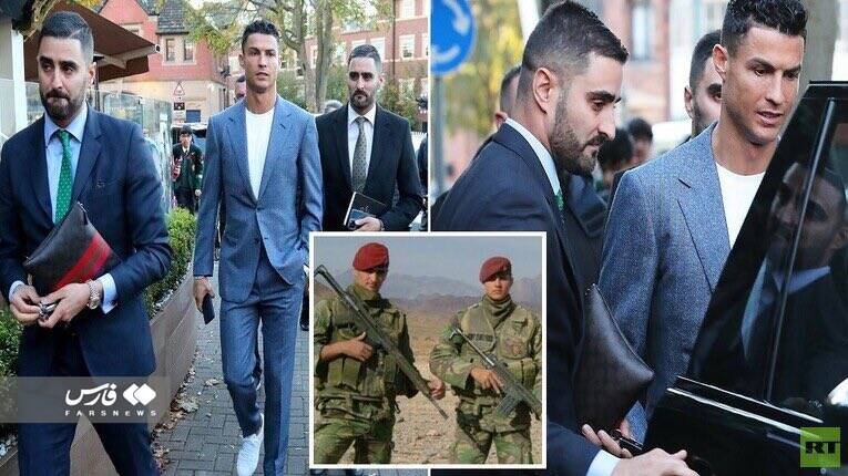 دوقلوهای جنگجو بادیگاردهای رونالدو در عربستان +عکس