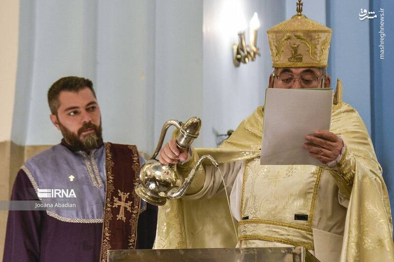 عکس/ مراسم تولد و غسل تعمید عیسی مسیح علیهالسلام