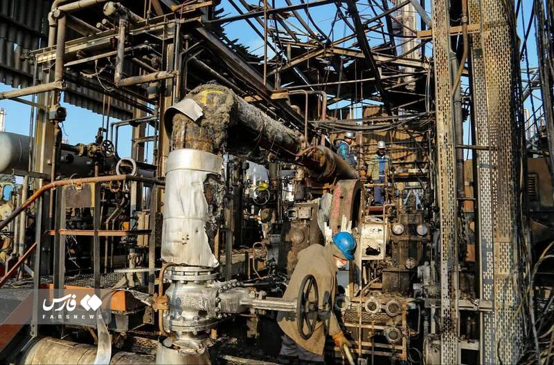 جزئیات آتشسوزی در پالایشگاه تبریز+ تصاویر