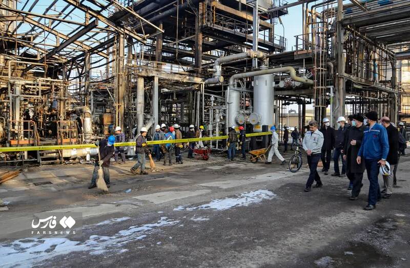 جزئیات آتشسوزی در پالایشگاه تبریز+ تصاویر