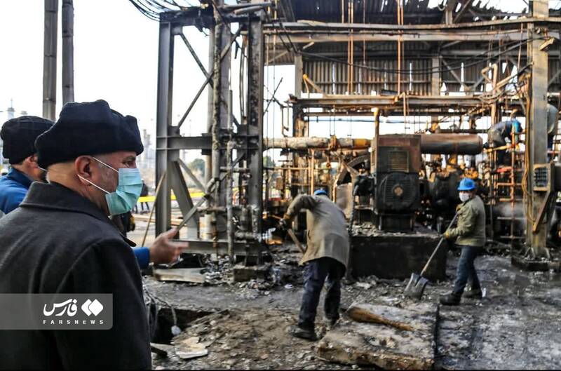 جزئیات آتشسوزی در پالایشگاه تبریز+ تصاویر