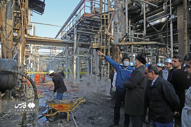 جزئیات آتشسوزی در پالایشگاه تبریز+ تصاویر
