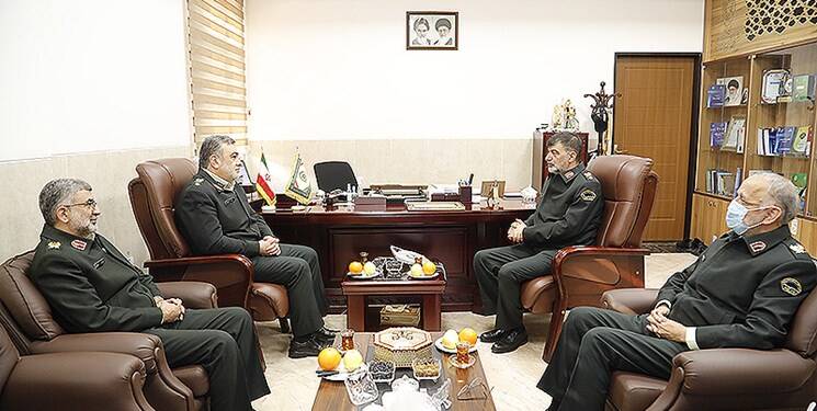 دیدار سردار اشتری و سردار رادان+عکس