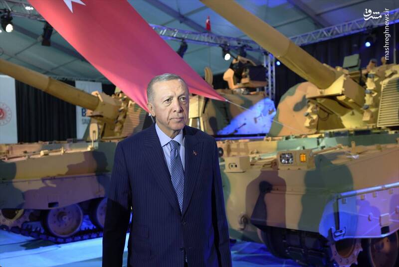 بازدید اردوغان از کارخانه تولید هویتزر +عکس
