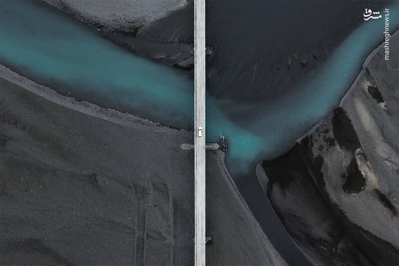 عکس/ جادههای دورافتاده از نمای پرندگان