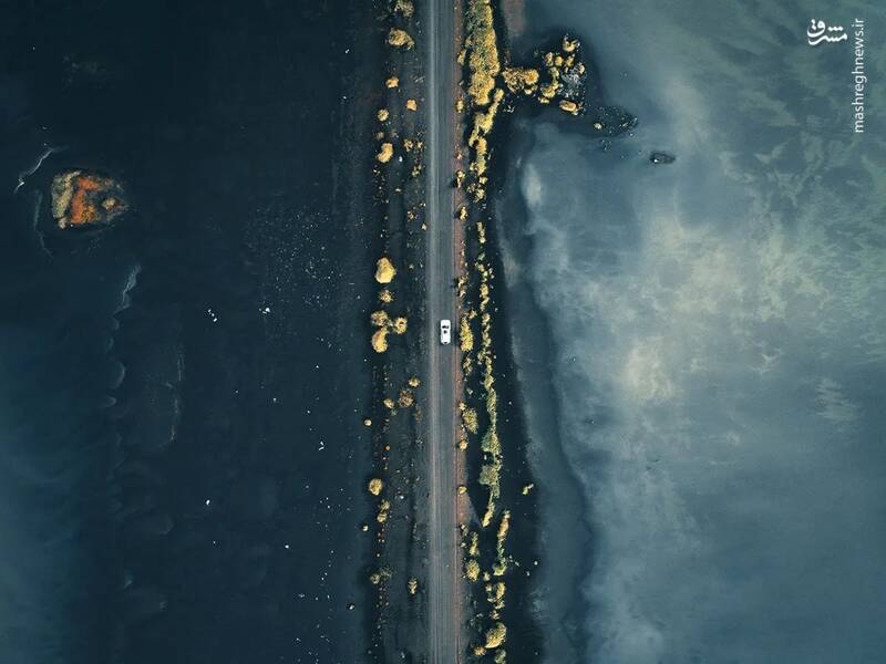 عکس/ جادههای دورافتاده از نمای پرندگان