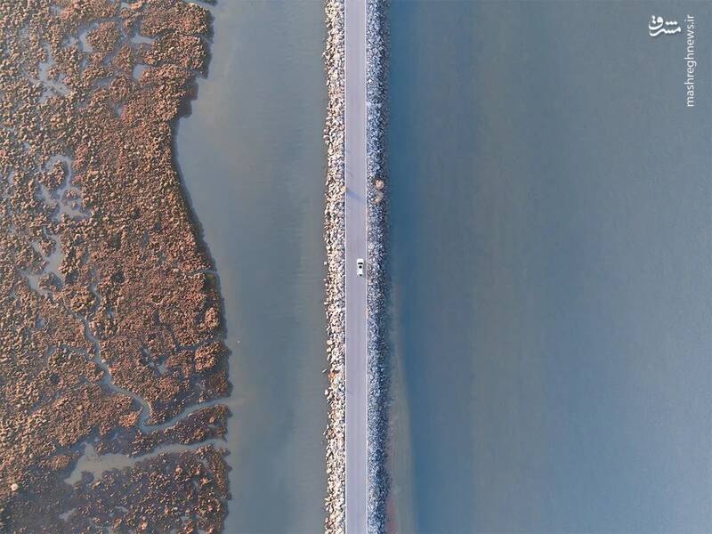 عکس/ جادههای دورافتاده از نمای پرندگان
