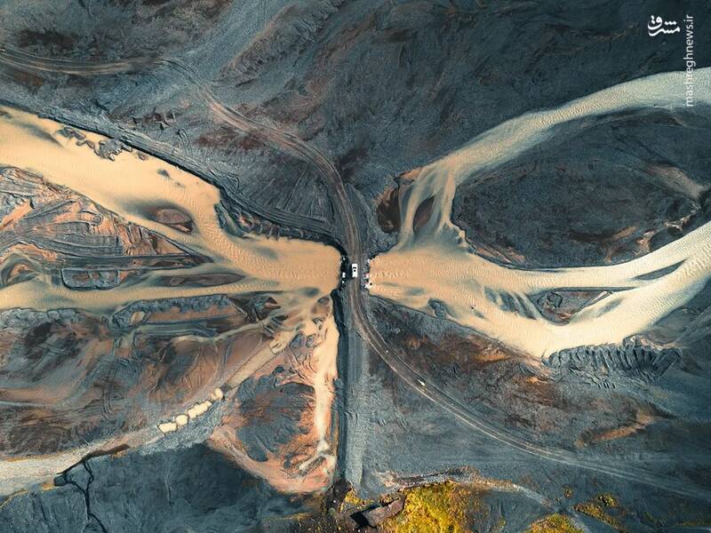 عکس/ جادههای دورافتاده از نمای پرندگان