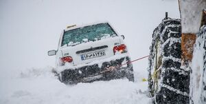 برف و باران در محورهای 10 استان و انسداد 21 جاده