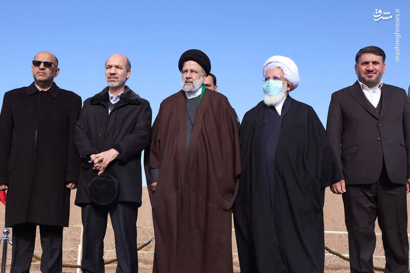 عکس/ حضور رئیسی در افتتاح طرح آبرسانی در استان یزد