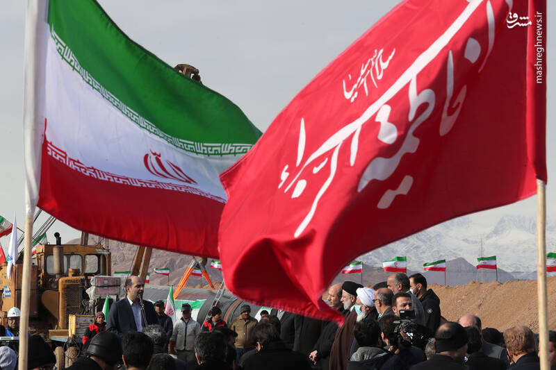 عکس/ حضور رئیسی در افتتاح طرح آبرسانی در استان یزد