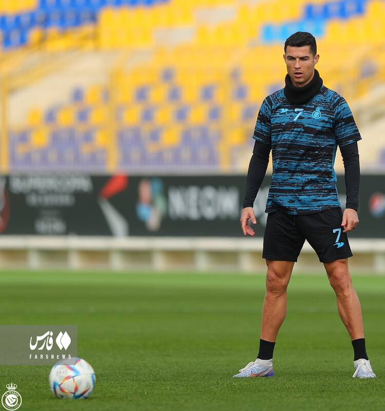 کاشته رونالدو در تمرینات النصر سوژه شد +عکس