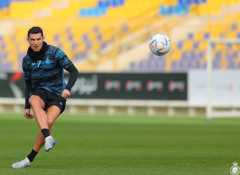 کاشته رونالدو در تمرینات النصر سوژه شد +عکس