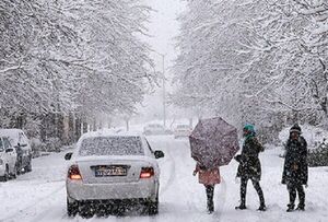 هوای برفی امروز در قزوین