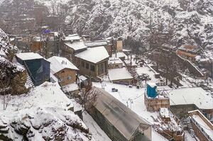 تصاویری زیبا از یک روز برفی در مناطق شمالی تهران