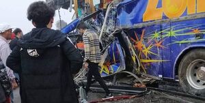 ۲۶ کشته و زخمی در سانحه برای اتوبوس تماشاگران عراقی سانحه برای اتوبوس