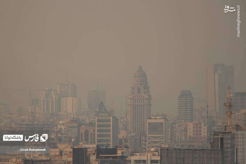 عکس/ هوای نفس گیرپایتخت