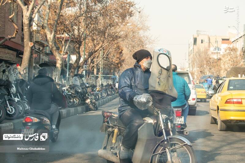 عکس/ هوای نفس گیرپایتخت